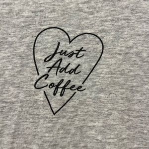 Alya “Just Add Coffee” gray top